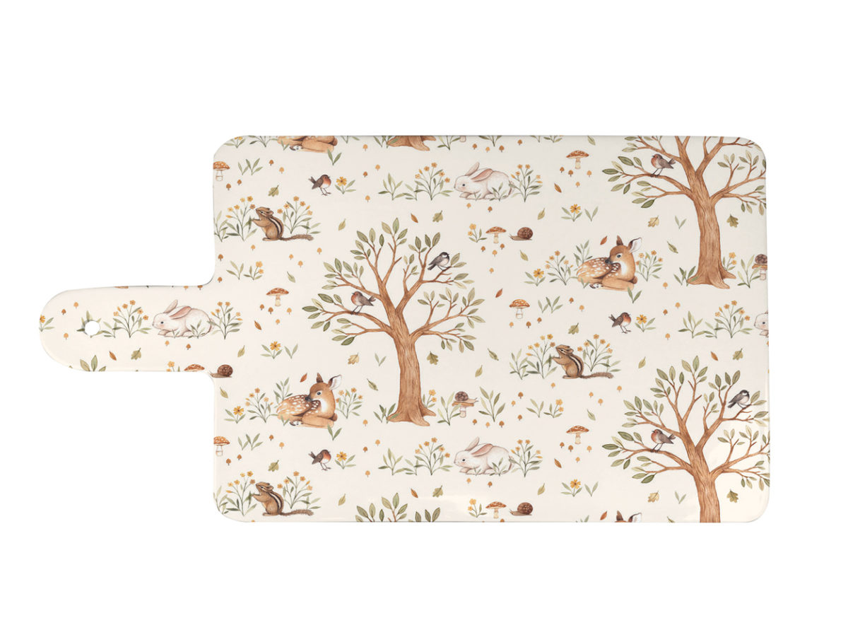 Porcelánové krájecí prkénko Forest Friends 23 cm