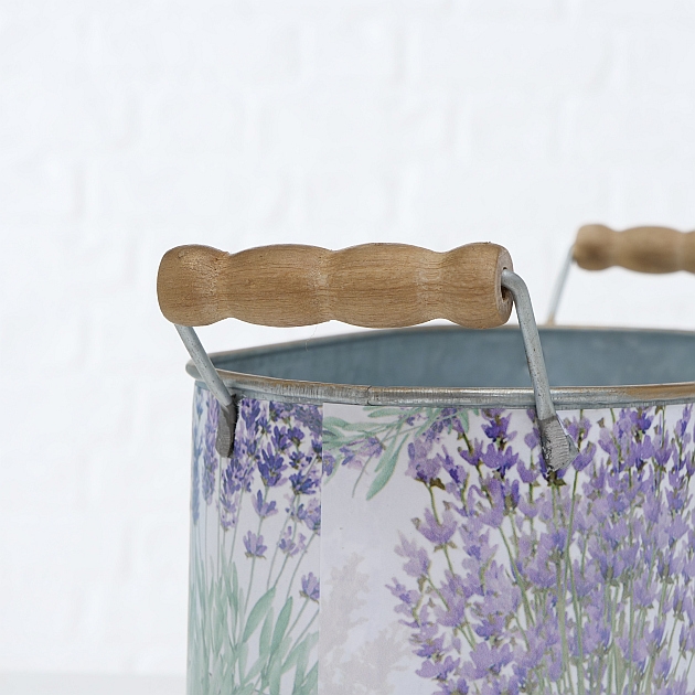 Plechový květník Levandule - nejmenší