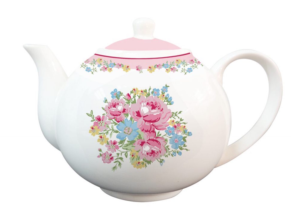 Porcelánová konvice na čaj Marie Rose 1000 ml