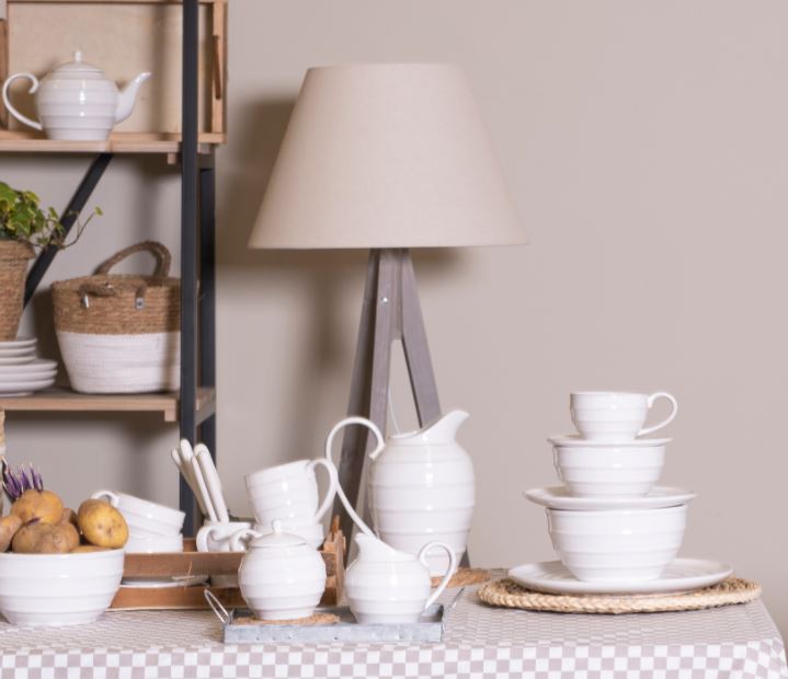 Keramický servírovací talíř Creme 28 cm