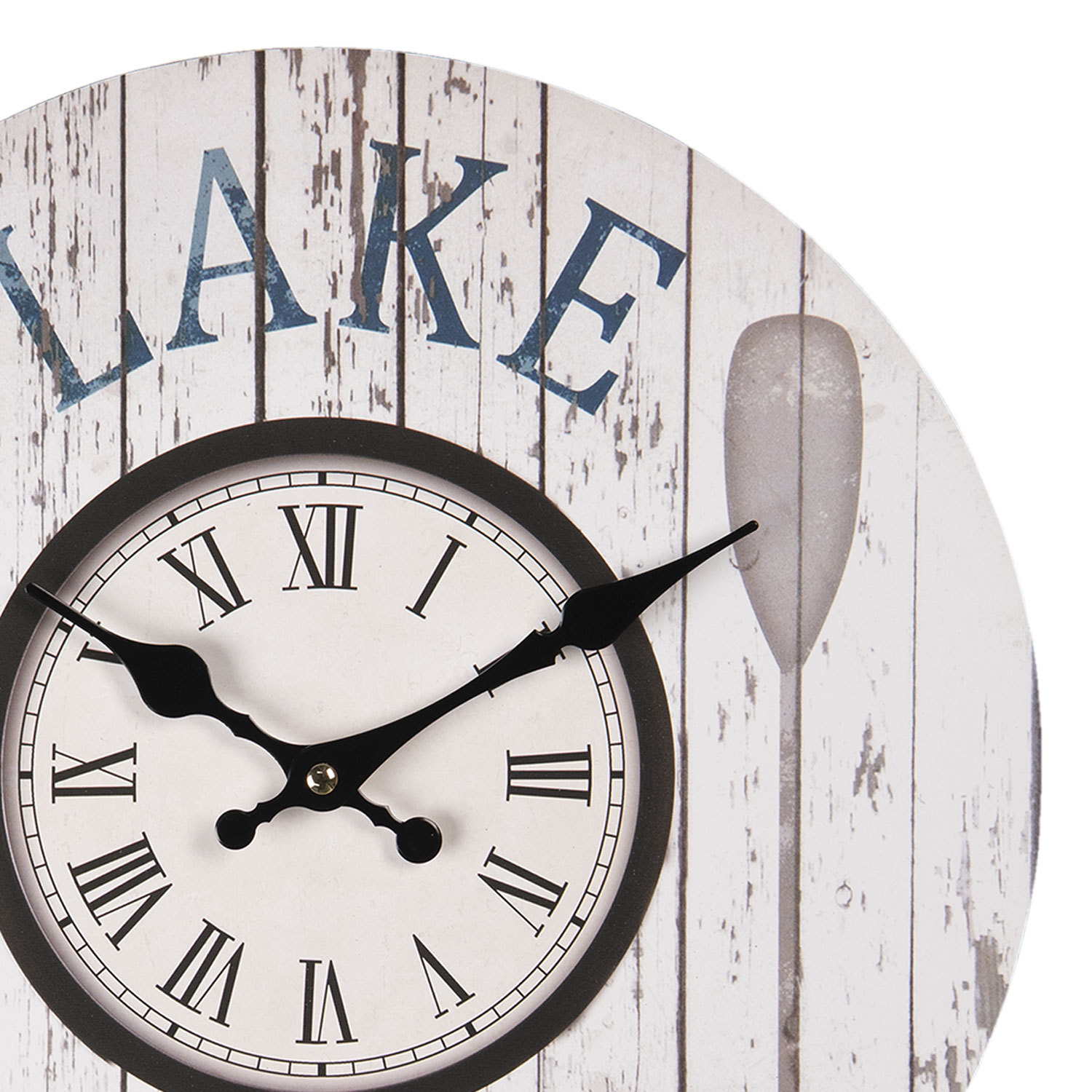 Dřevěné nástěnné hodiny Lake House 34 cm
