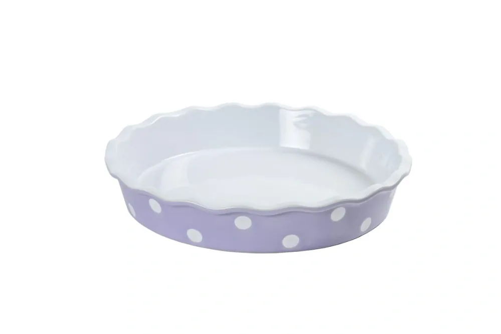 Keramická forma na koláč 26 cm fialová