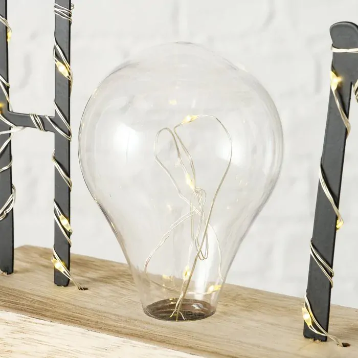 LED nápis LOVE/HOME 30 cm