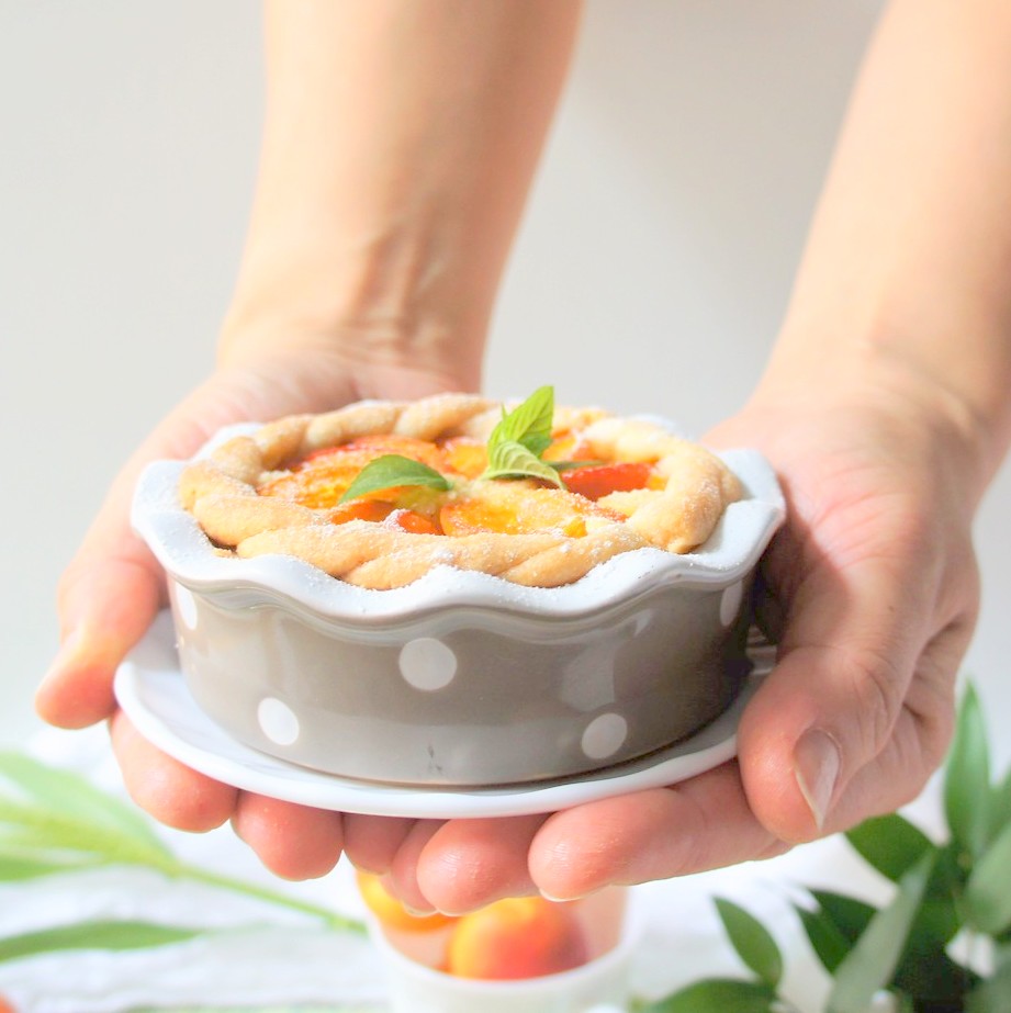 Keramická forma na koláč 12 cm hnědá 