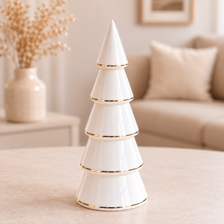 Porcelánový stromeček 17 cm 