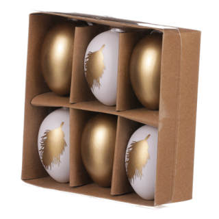 Vajíčka zlatá - set 6 ks