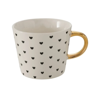 Porcelánový hrnek 310 ml - se srdíčky